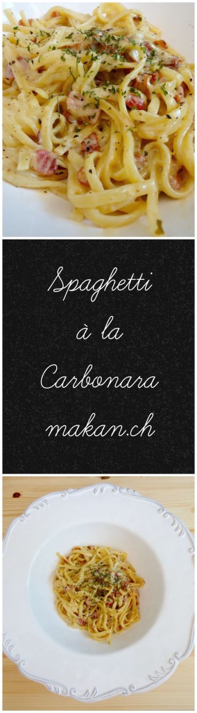 Spaghetti à la Carbonara