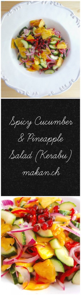Spicy Cucumber & Pineapple Salad (Kerabu)