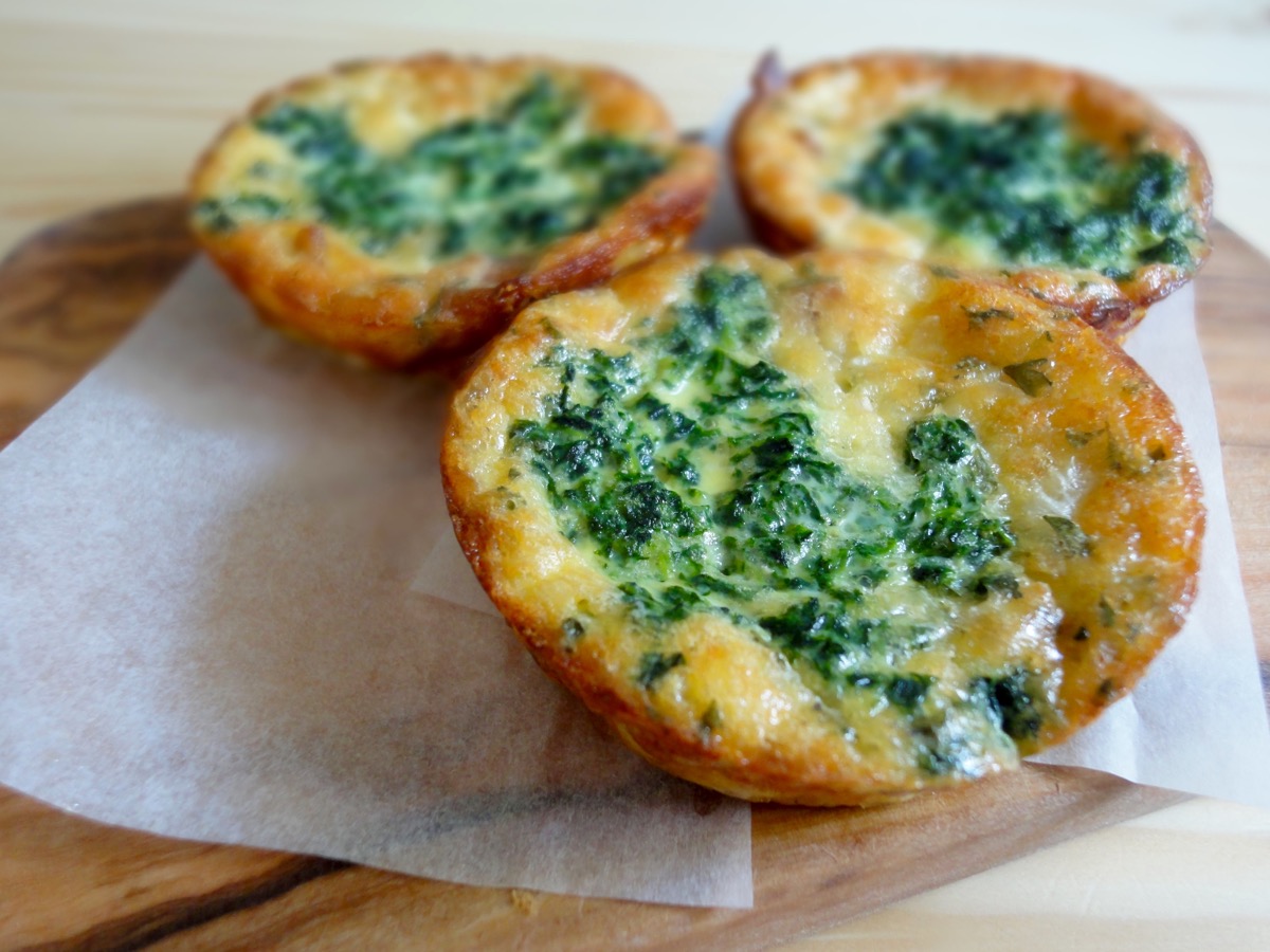 Bacon & Spinach Breakfast Mini Quiche