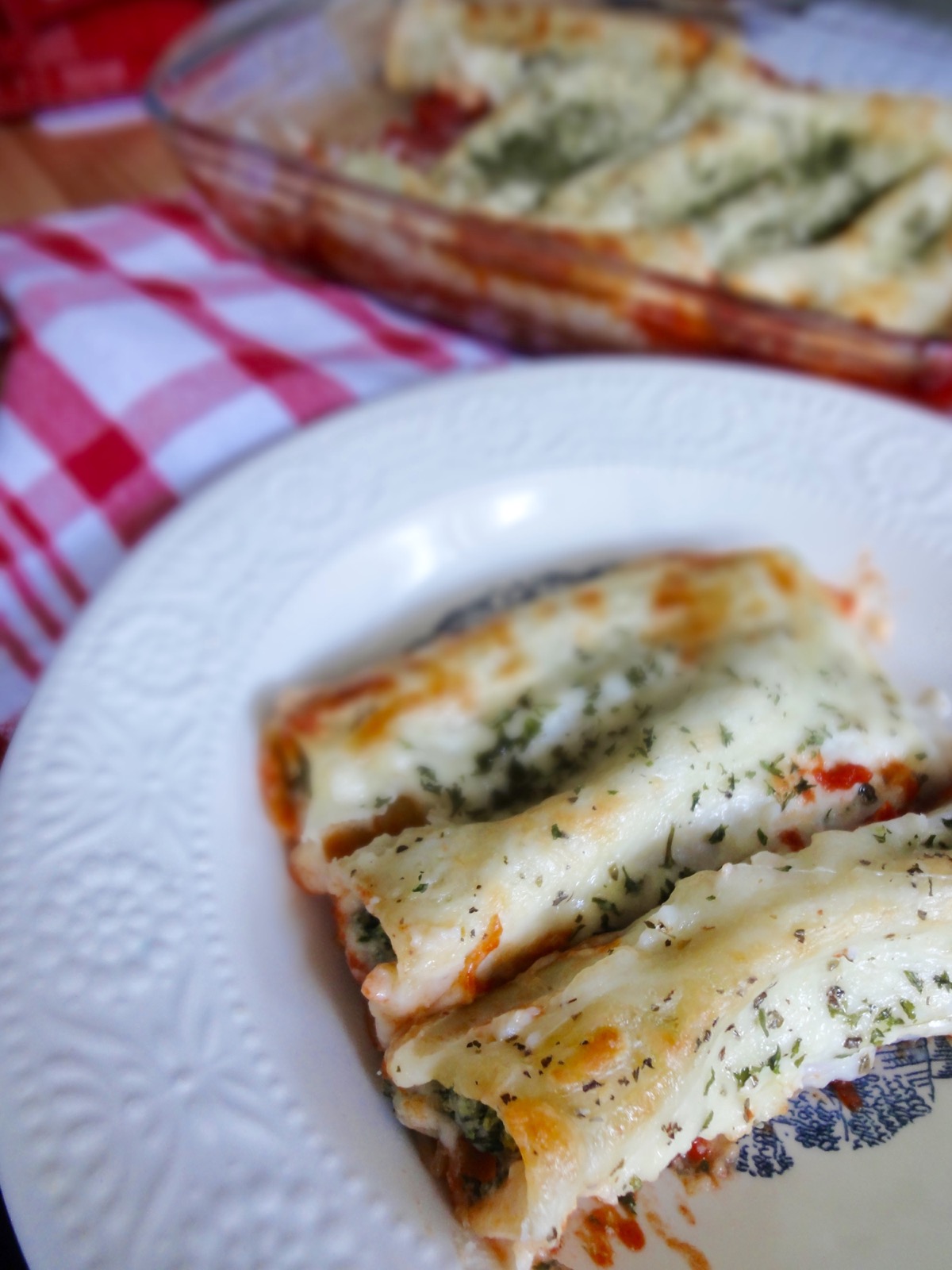 Spinach & Ricotta Cannelloni