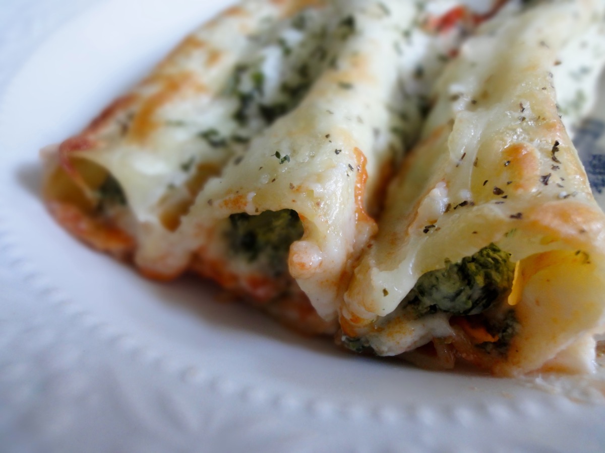 Spinach & Ricotta Cannelloni