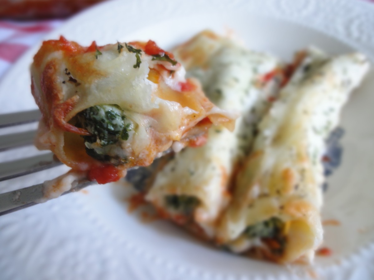 Spinach & Ricotta Cannelloni