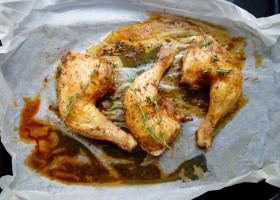 Crispy Roasted Chicken Legs