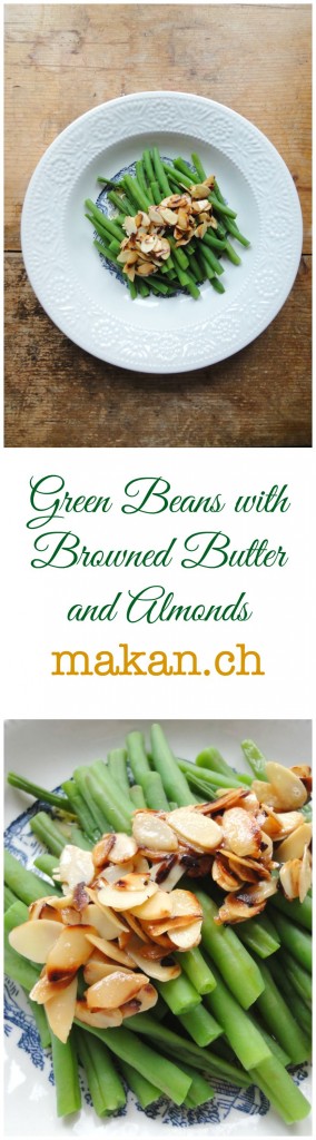 Green Beans with Browned Butter and Almonds