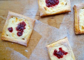 Cream Cheese & Cranberry Danish