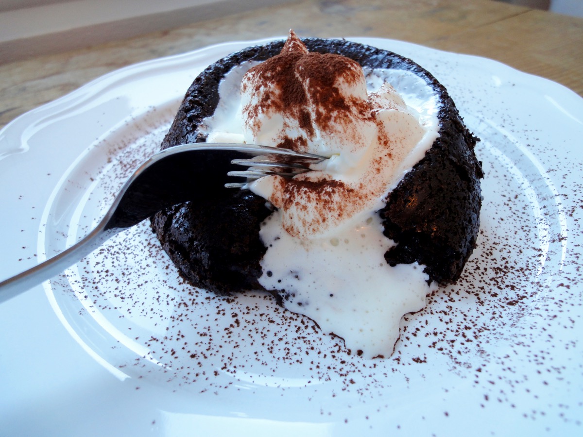 Keto Chocolate Molten Cake
