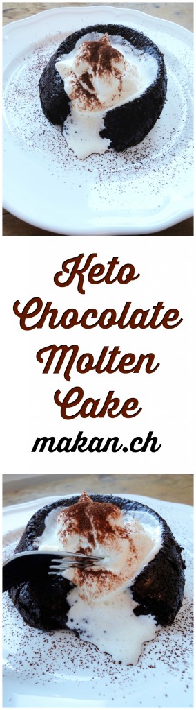 Keto Chocolate Molten Cake