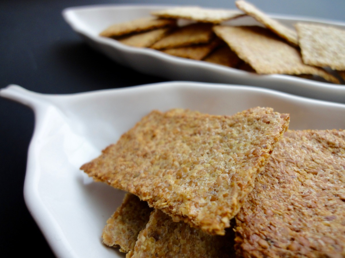 Keto Flaxseed Chips