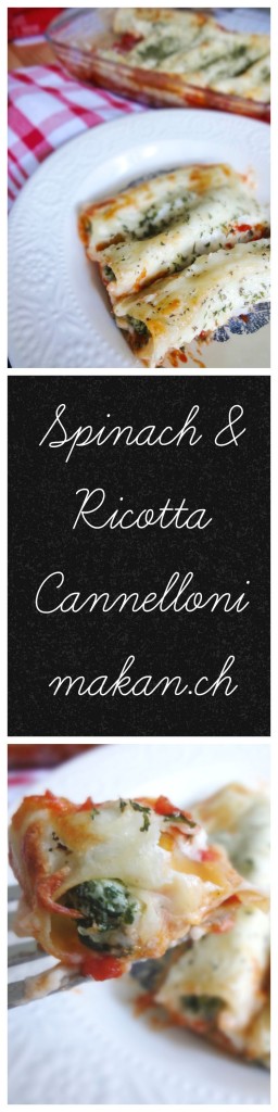 Spinach & Ricotta Cannelloni