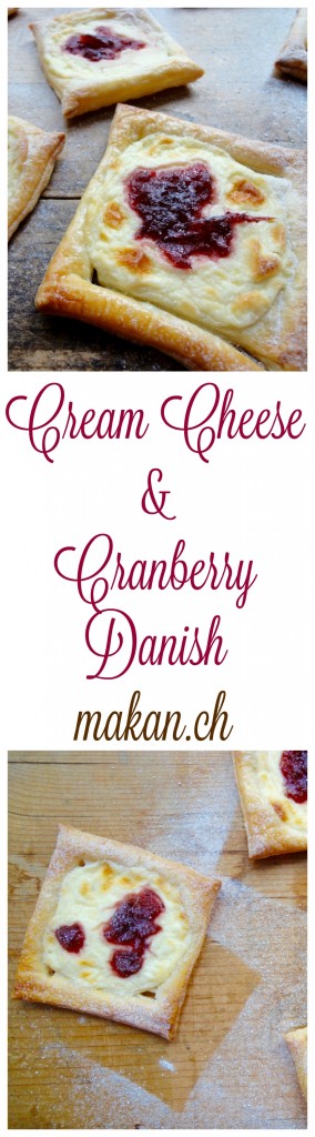 Cream Cheese & Cranberry Danish