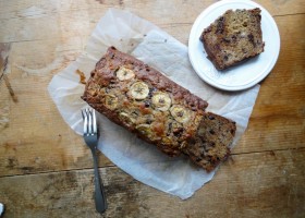 Moist Banana Chocolate Chip Bread